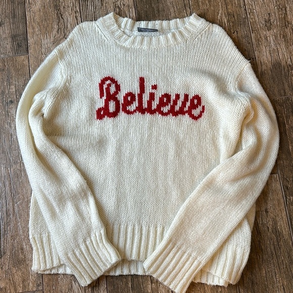 Wooden Ships Believe mohair wool blend Sweater M/L - Picture 1 of 5